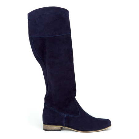 Kozaki Zapato z płaską podeszwą w stylu boho
