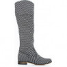 Kozaki Zapato z płaską podeszwą w stylu boho ze skóry