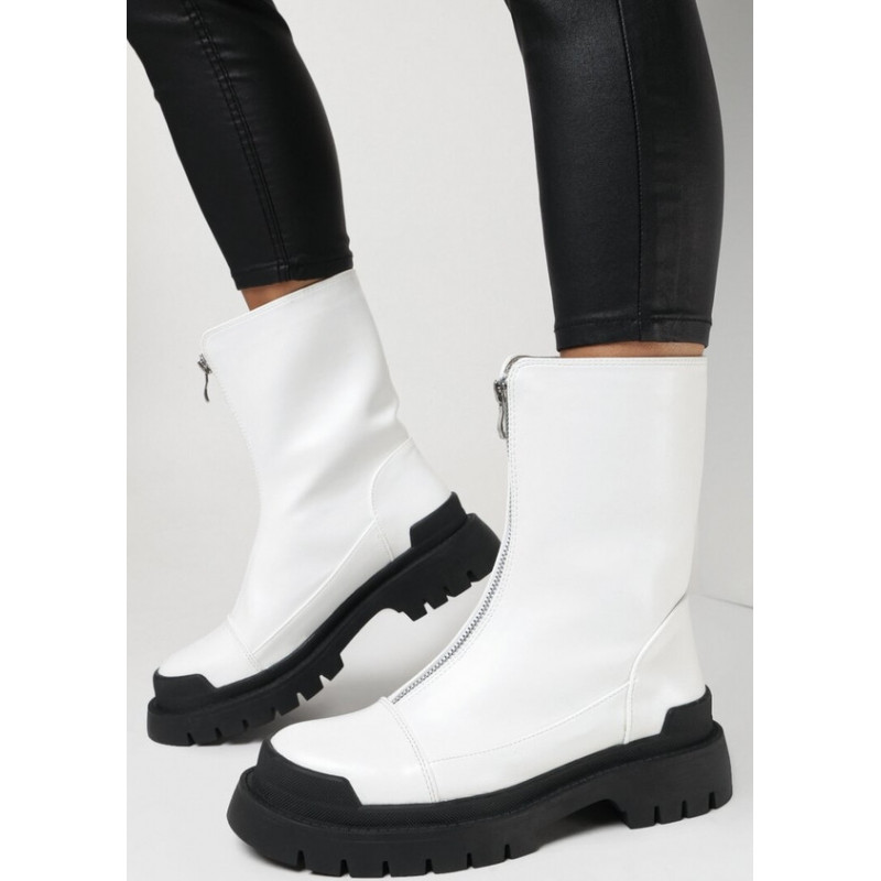 Botki born2be w stylu casual na zamek