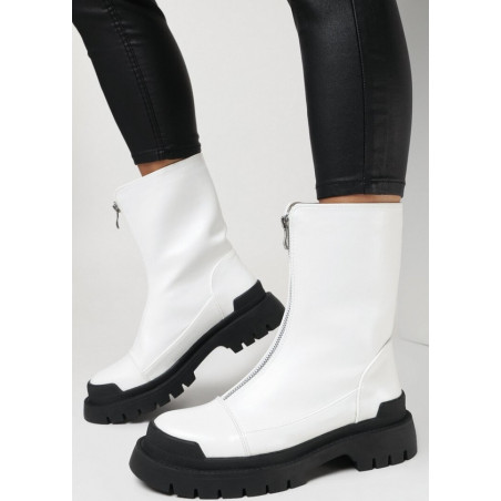 Botki born2be w stylu casual na zamek
