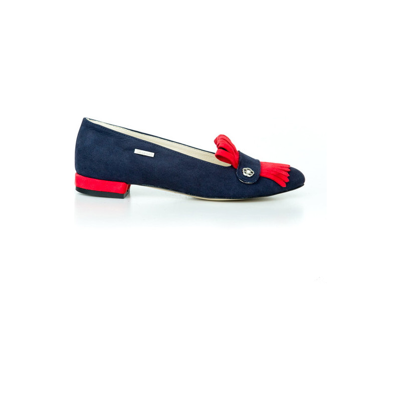 Niebieskie baleriny Zapato