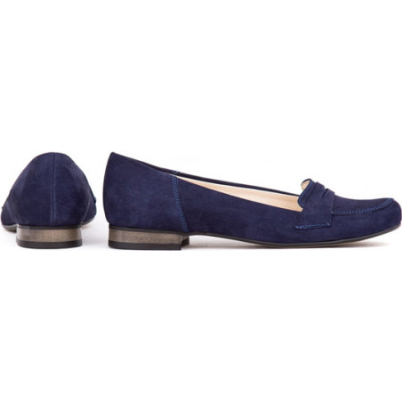 Niebieskie baleriny Zapato w stylu boho