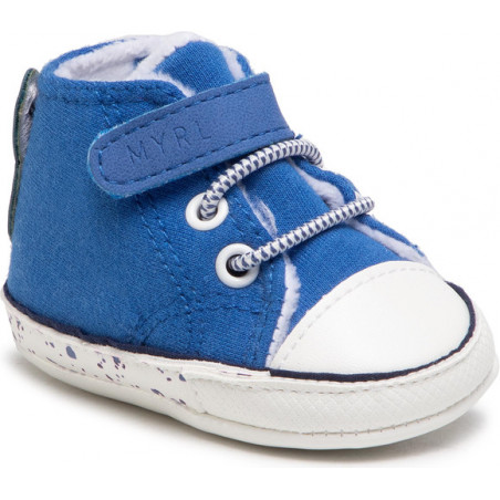 Niebieskie buciki niemowlęce Mayoral na rzepy