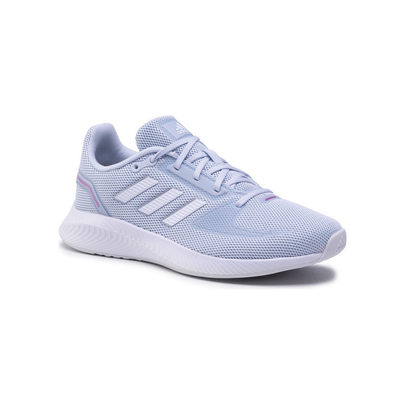 Niebieskie buty sportowe Adidas z płaską podeszwą