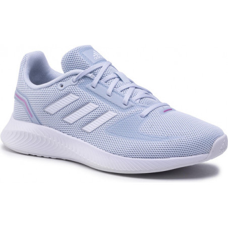Niebieskie buty sportowe Adidas z płaską podeszwą