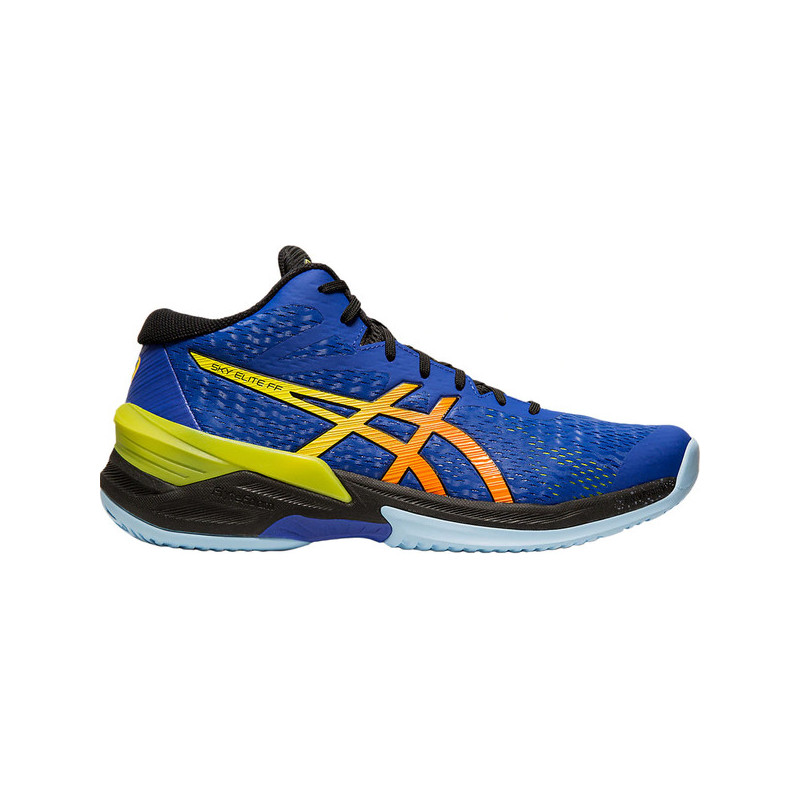 Niebieskie buty sportowe ASICS sznurowane