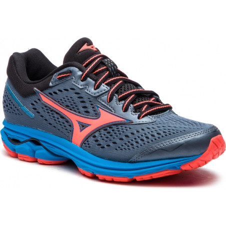 Niebieskie buty sportowe Mizuno z płaską podeszwą