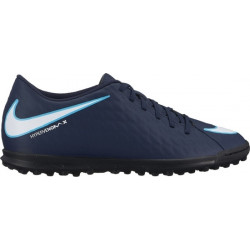 Niebieskie buty sportowe Nike hypervenomx w sportowym stylu sznurowane