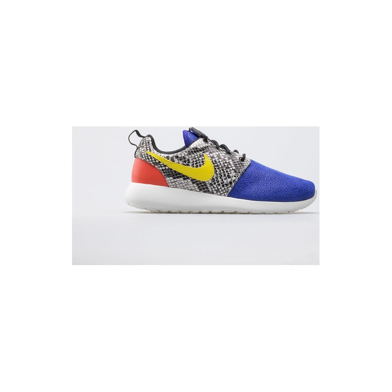 Niebieskie buty sportowe Nike ze skóry