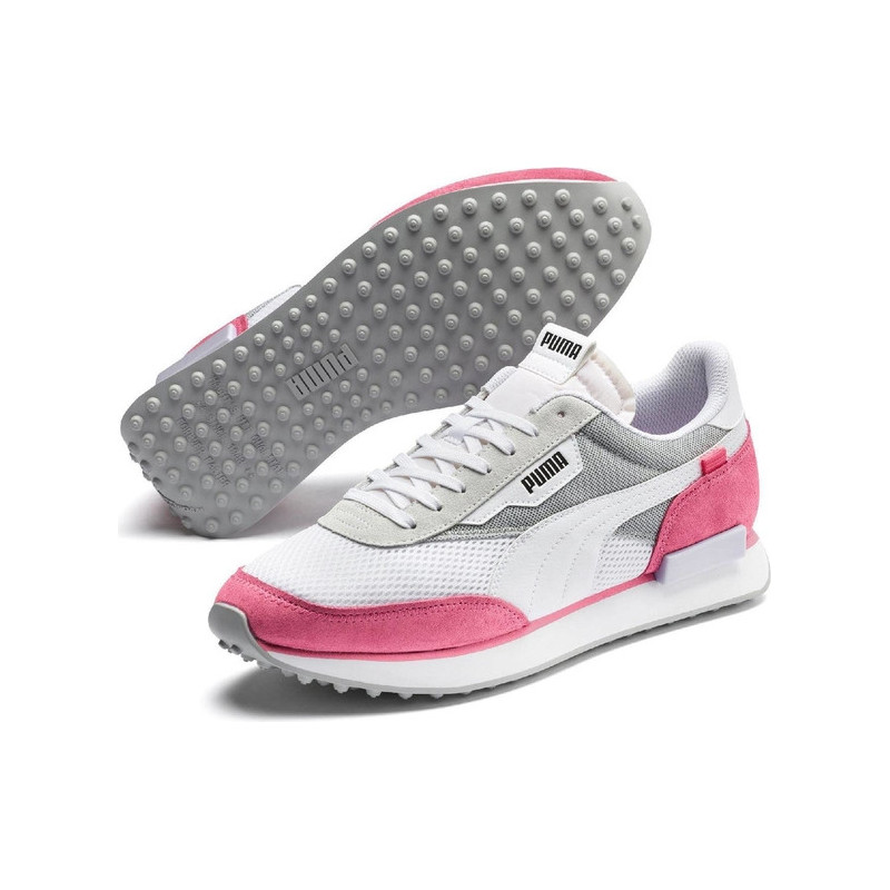 Niebieskie buty sportowe Puma sznurowane