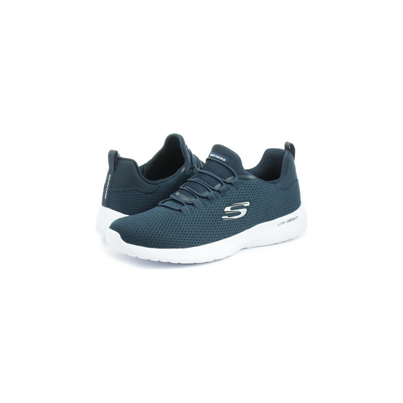 Niebieskie buty sportowe Skechers