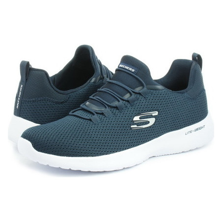 Niebieskie buty sportowe Skechers