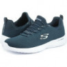 Niebieskie buty sportowe Skechers