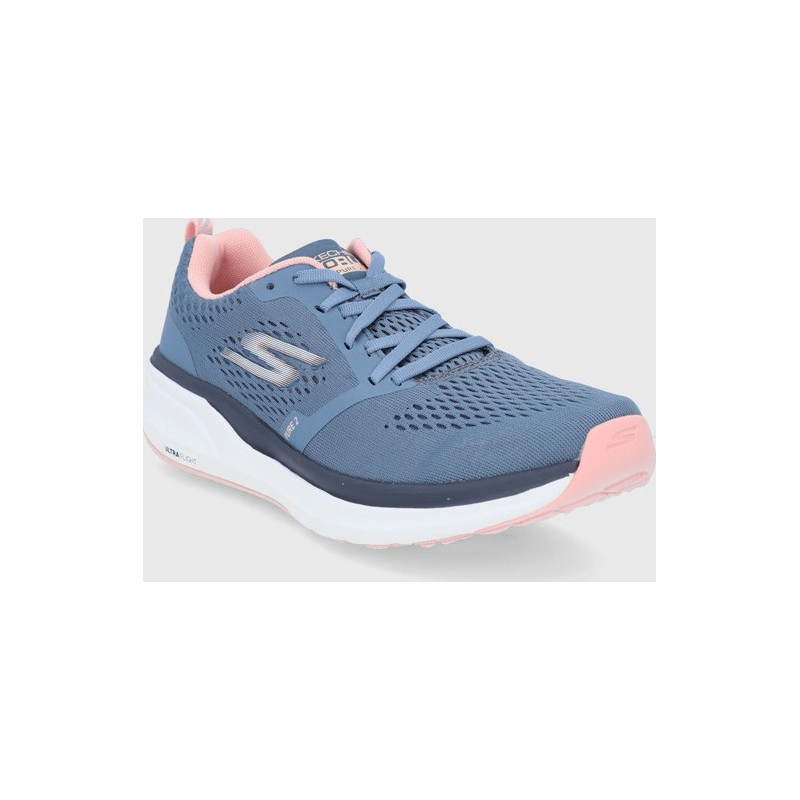 Niebieskie buty sportowe Skechers w sportowym stylu