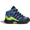 Niebieskie buty trekkingowe dziecięce Adidas sznurowane