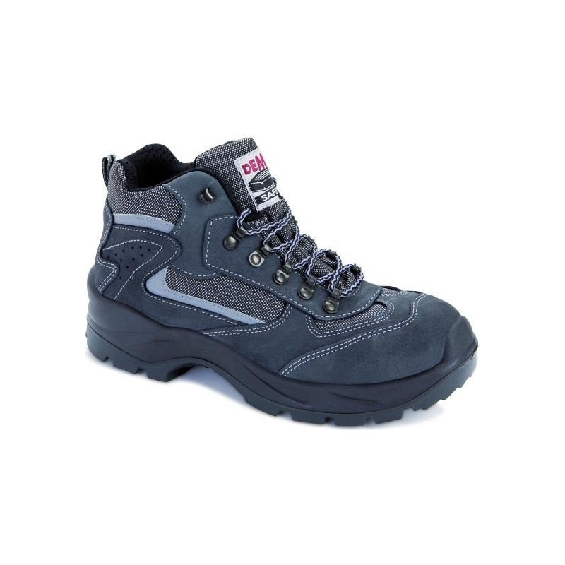 Niebieskie buty zimowe Demar sznurowane