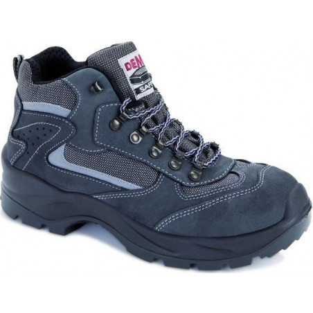 Niebieskie buty zimowe Demar sznurowane