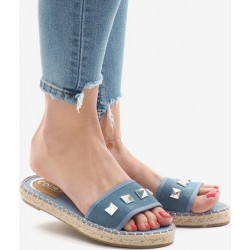 Niebieskie espadryle Gemre.com.pl w stylu casual
