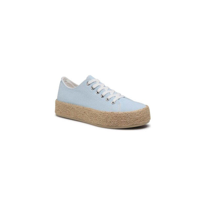Niebieskie espadryle Jenny Fairy w stylu casual