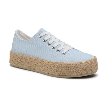 Niebieskie espadryle Jenny Fairy w stylu casual