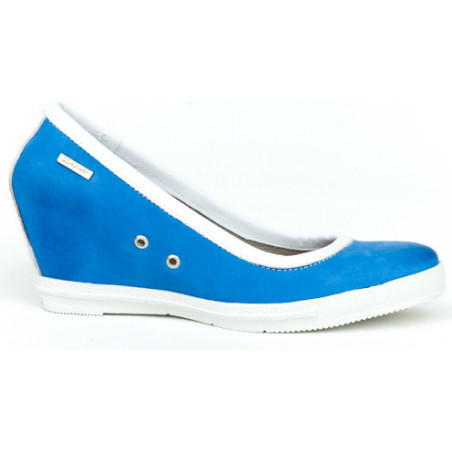 Niebieskie półbuty Zapato w stylu casual