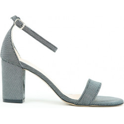 Niebieskie sandały Zapato z klamrami na słupku