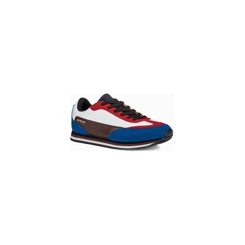 Ombre Buty męskie sneakersy T349 - czerwone