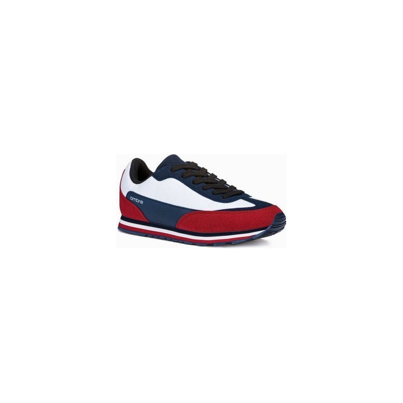 Ombre Buty męskie sneakersy T349 - granatowe