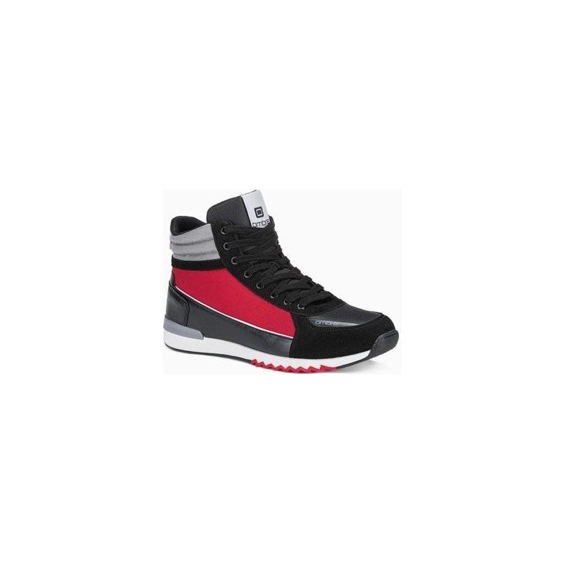Ombre Buty męskie sneakersy T358 - czarne