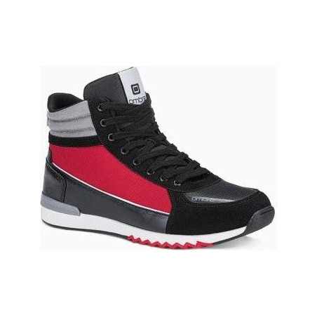 Ombre Buty męskie sneakersy T358 - czarne
