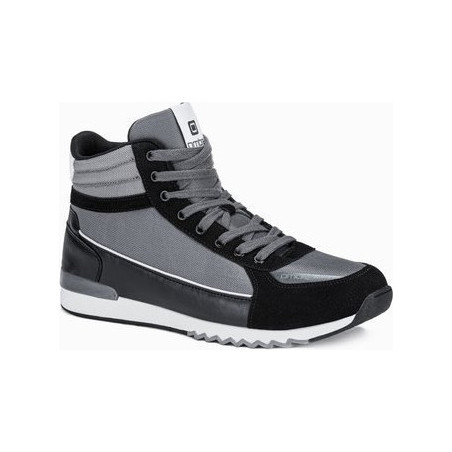 Ombre Buty męskie sneakersy T358 - szare