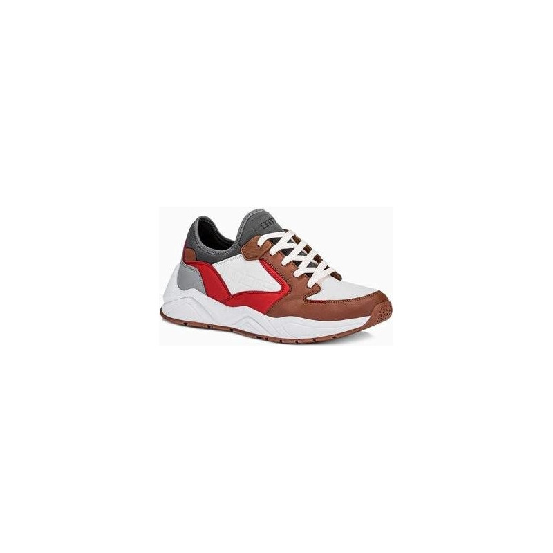 Ombre Buty męskie sneakersy T363 - brązowe