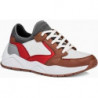 Ombre Buty męskie sneakersy T363 - brązowe
