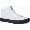Ombre Buty męskie sneakersy T379 - białe