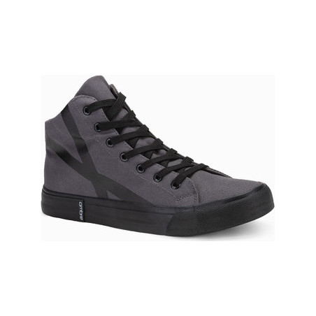 Ombre Buty męskie sneakersy T381 - szare