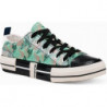 Ombre Buty męskie trampki T335 - zielone