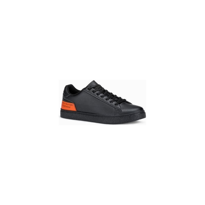 Ombre Buty męskie trampki T359 - czarne
