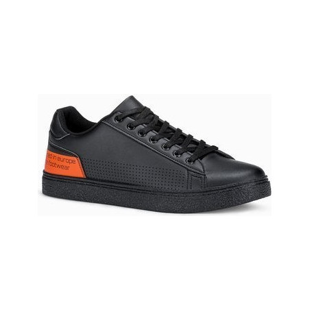 Ombre Buty męskie trampki T359 - czarne
