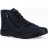 Ombre Trampki męskie sneakersy T352 - granatowe