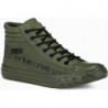 Ombre Trampki męskie sneakersy T357 - khaki
