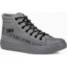 Ombre Trampki męskie sneakersy T357 - szare