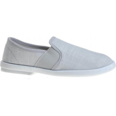 Pantofelek24 Wsuwane męskie trampki w stylu Vintage Szare /D9-3 3409 GA1/