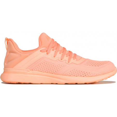 Pomarańczowe buty sportowe Apl Athletic Propulsion Labs z płaską podeszwą