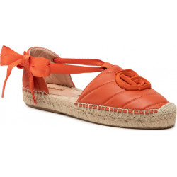 Pomarańczowe espadryle Baldinini w stylu casual