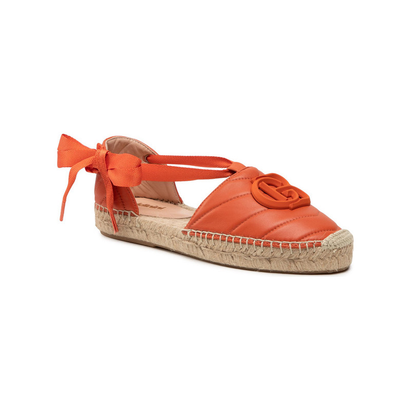 Pomarańczowe espadryle Baldinini w stylu casual