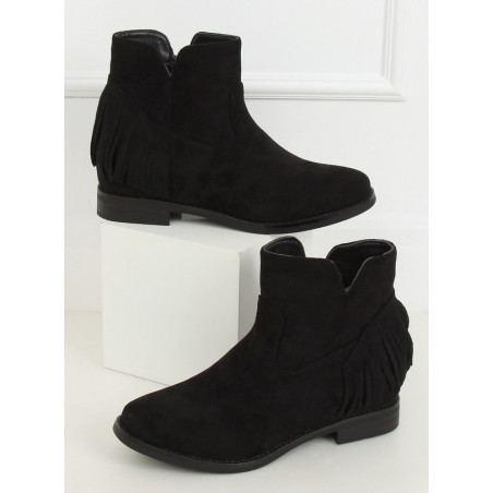 Botki Buty Damskie ze skóry ekologicznej w stylu boho