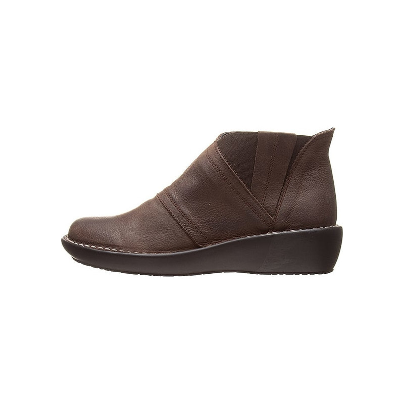 Botki Camina By Kmins ze skóry w stylu casual