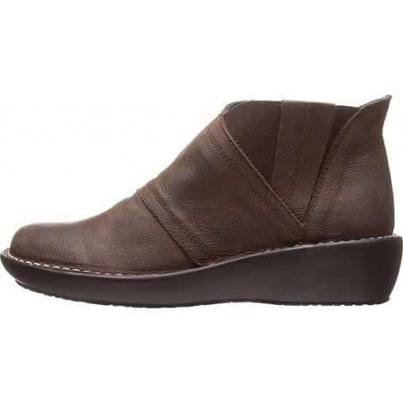Botki Camina By Kmins ze skóry w stylu casual