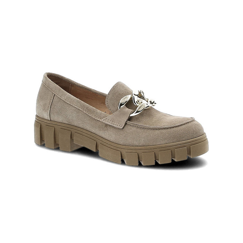 Półbuty Nessi z zamszu w stylu casual