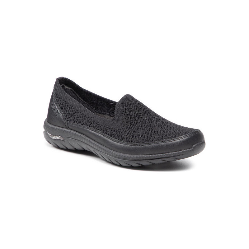 Półbuty Skechers z płaską podeszwą